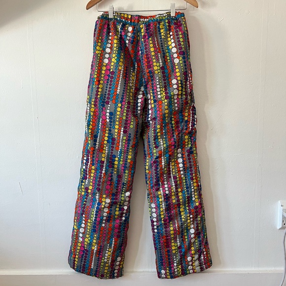 VGUC Hanna Andersson sz 160 snowpants ski pants kids Pockets reflective stripe - Picture 6 of 12